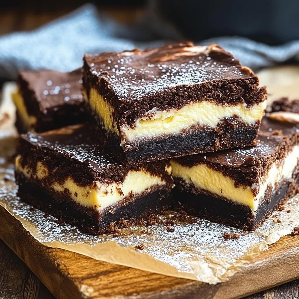 Köstliche Cheesecake Brownies ganz einfach selbst gemacht