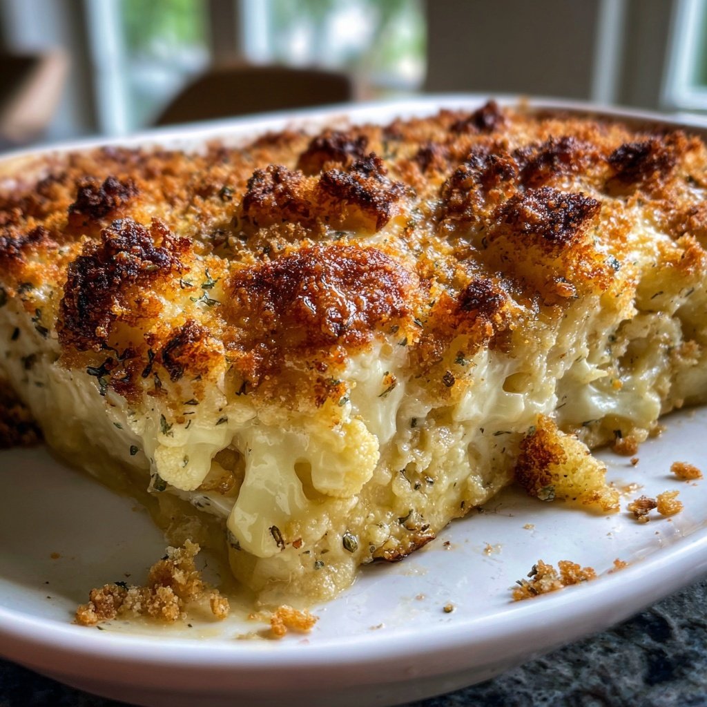 Blumenkohl Auflauf Vegan