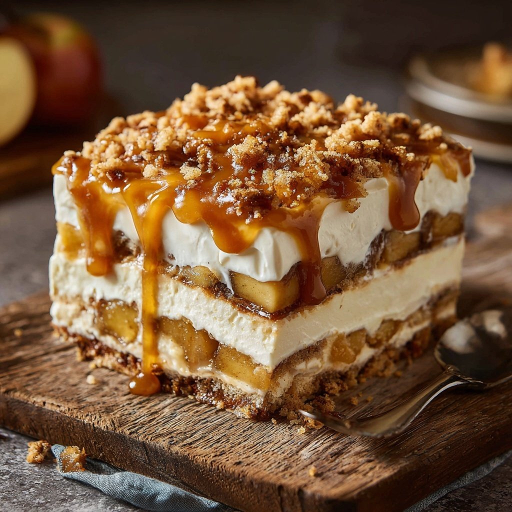 Bratapfel Karamell Trifle