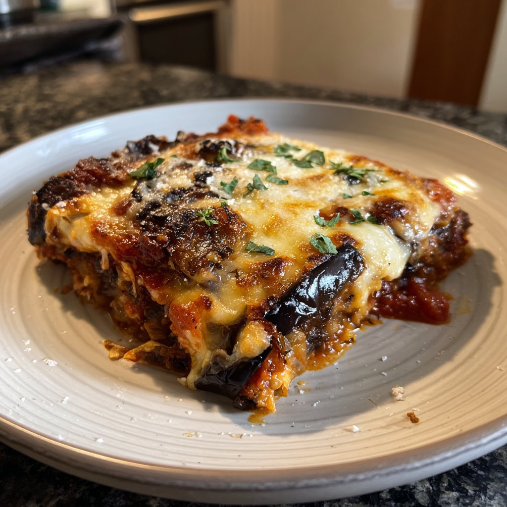 Auberginenauflauf würzig