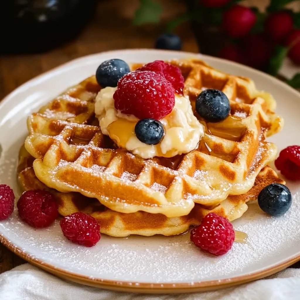 Cottage Cheese Waffles