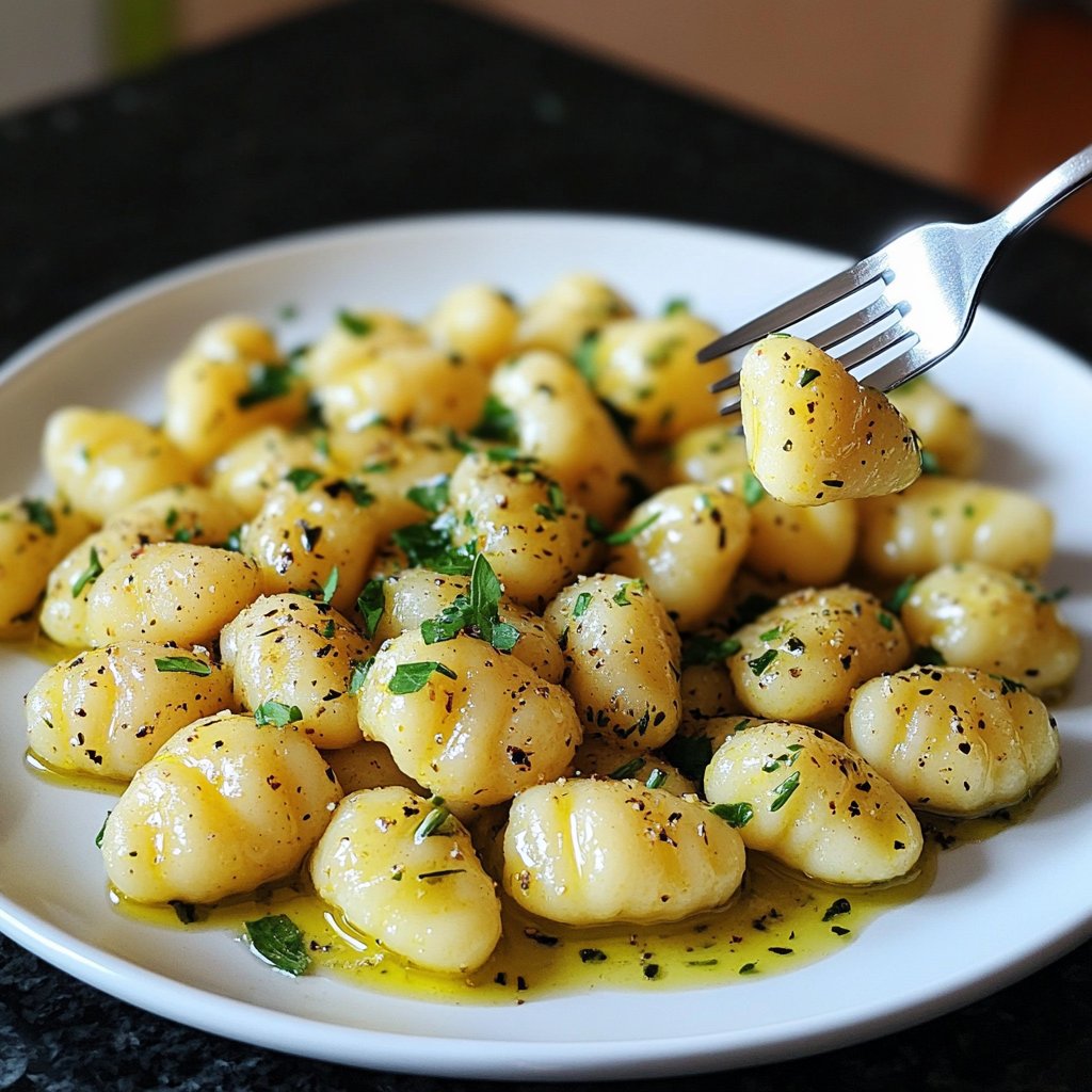 Gnocchi mit Zitronenöl