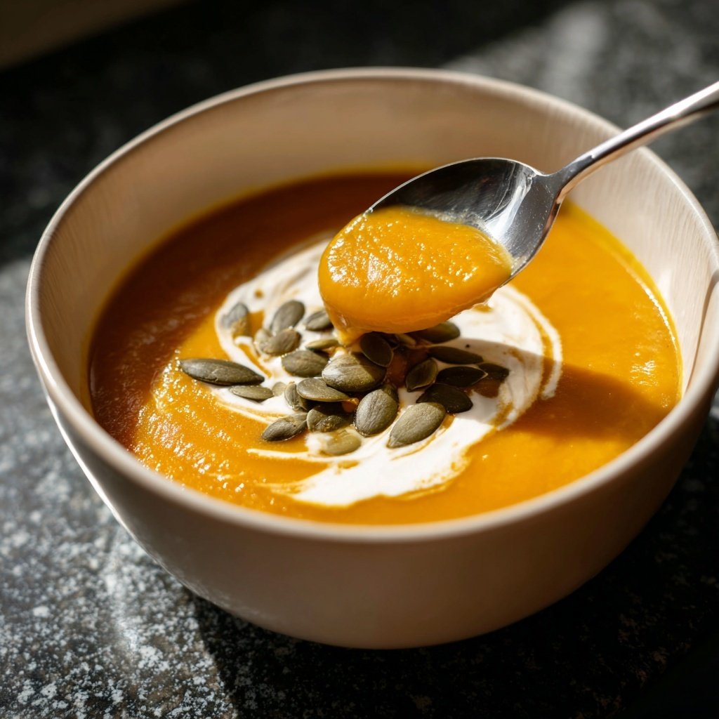 Kürbissuppe für Meal Prep