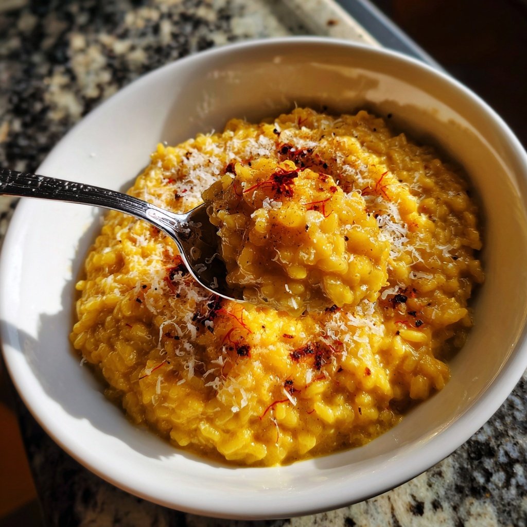 Safranrisotto für ein besonderes Dinner