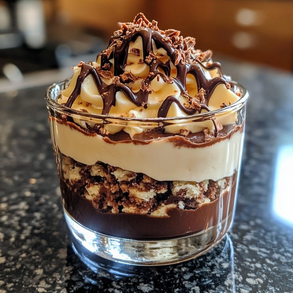 Toffifee-Dessert im Glas