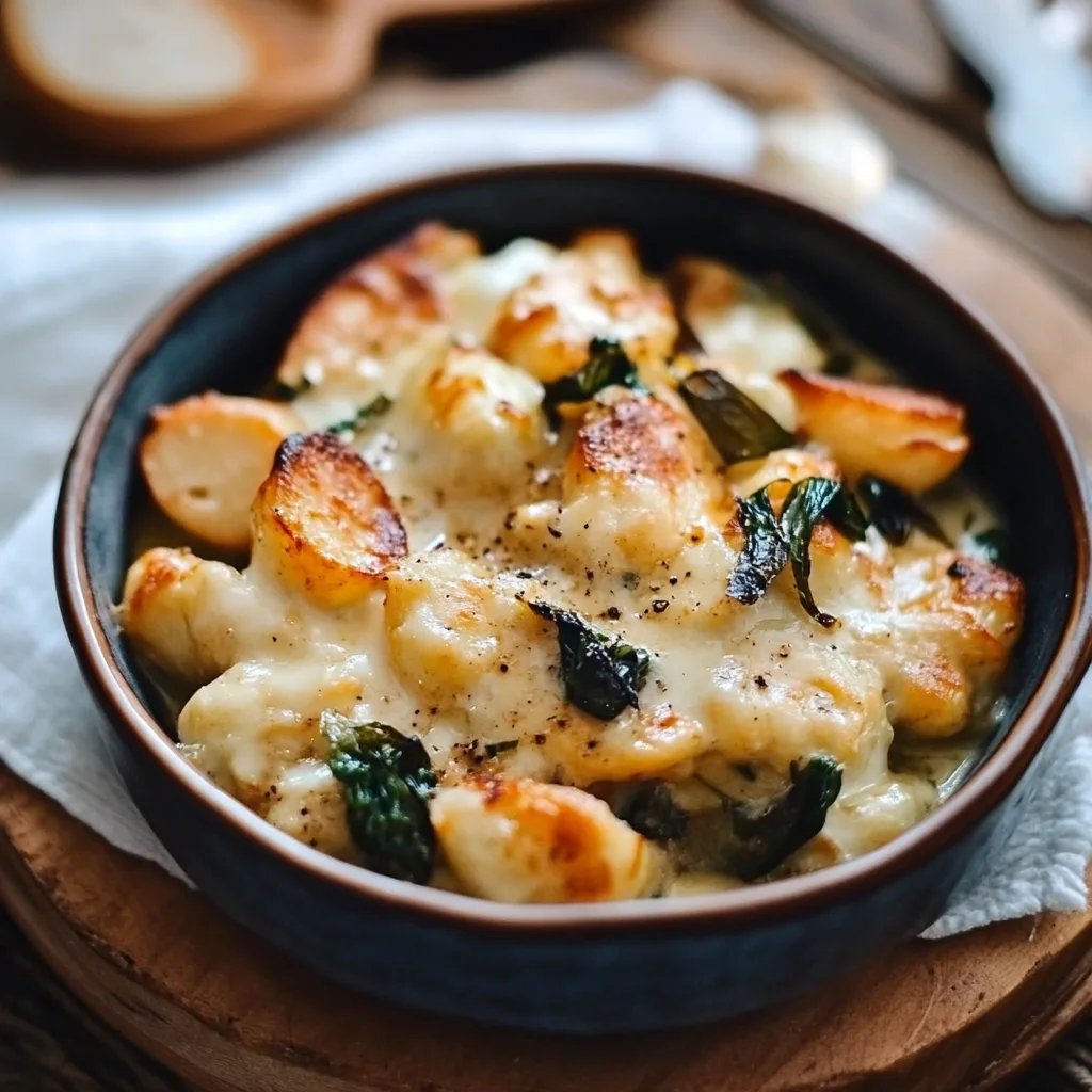 Rosenkohl in cremiger Frischkäse-Senfsauce