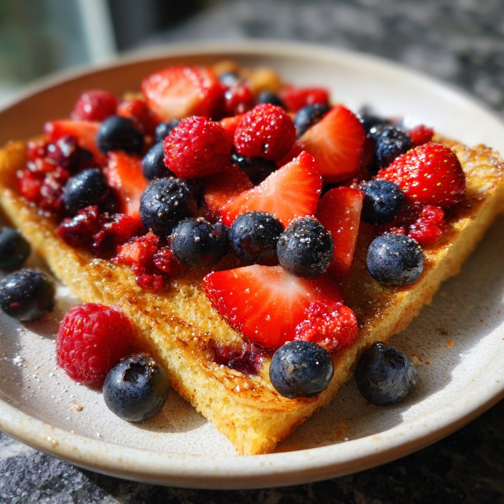 Pfannkuchen mit Beerenmix